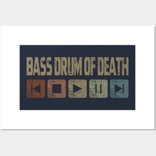 Bass Drum of Death Control Button Posters and Art